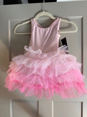 Revolution Pink Layered Tutu Dance Dress